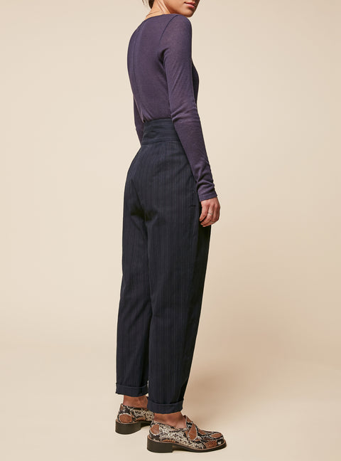 High Waisted Tailored Trousers