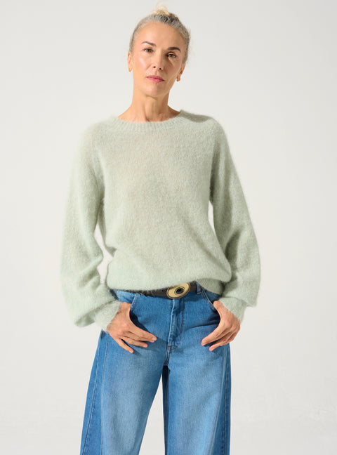 Puffiger Pullover