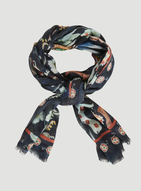 Grand foulard imprimé