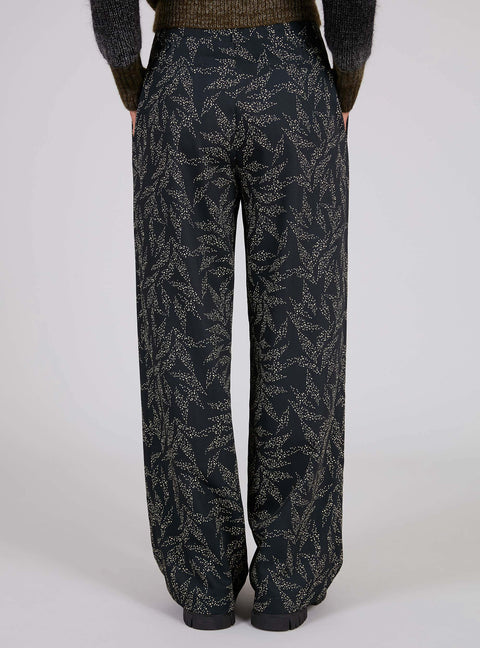 Printed Wide Leg Pants