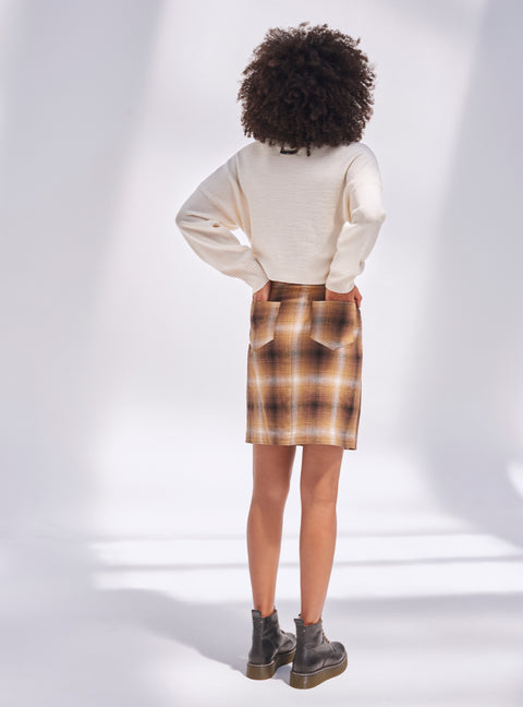 Retro Plaid Skirt